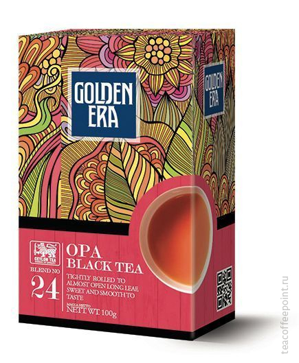 Чай чёрный Golden Era "ОПА" крупнолистовой 100г — Фото 1