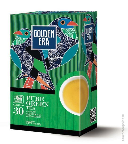 Чай зелёный Golden Era "ОПА" крупнолистовой 200 г — Фото 1