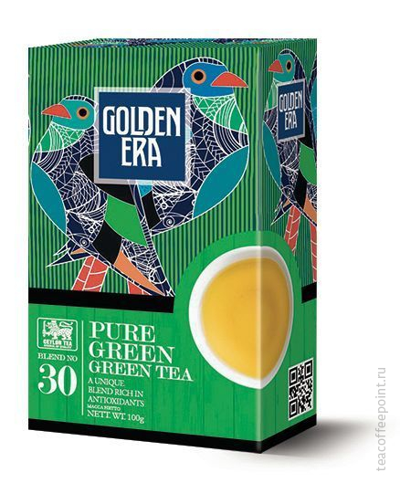 Чай зелёный Golden Era "ОПА" крупнолистовой 100г — Фото 1